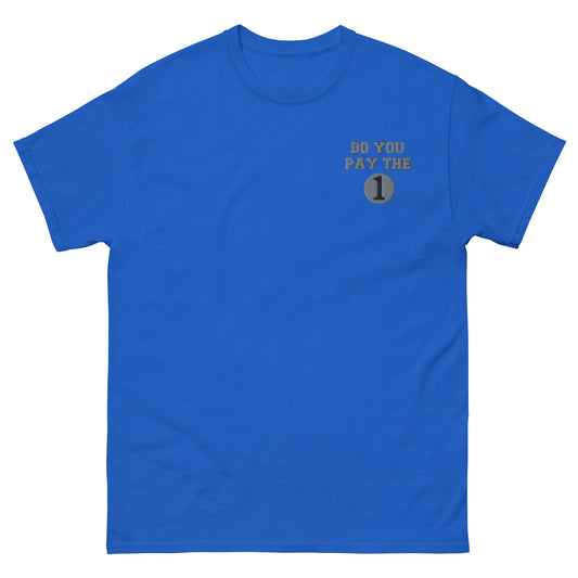 DO YOU PAY THE 1 tee